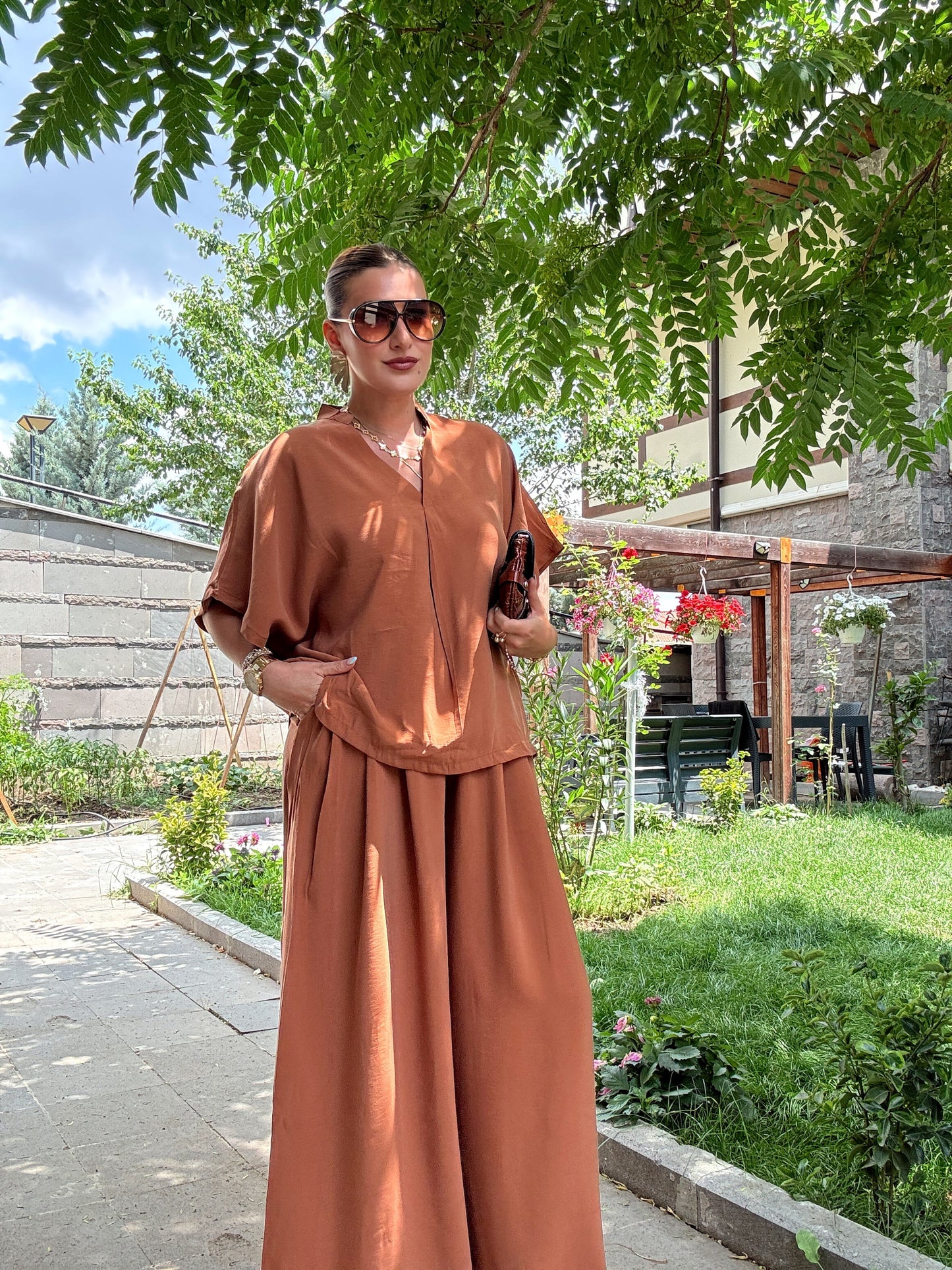 Oversize tensel ikili takım TABA