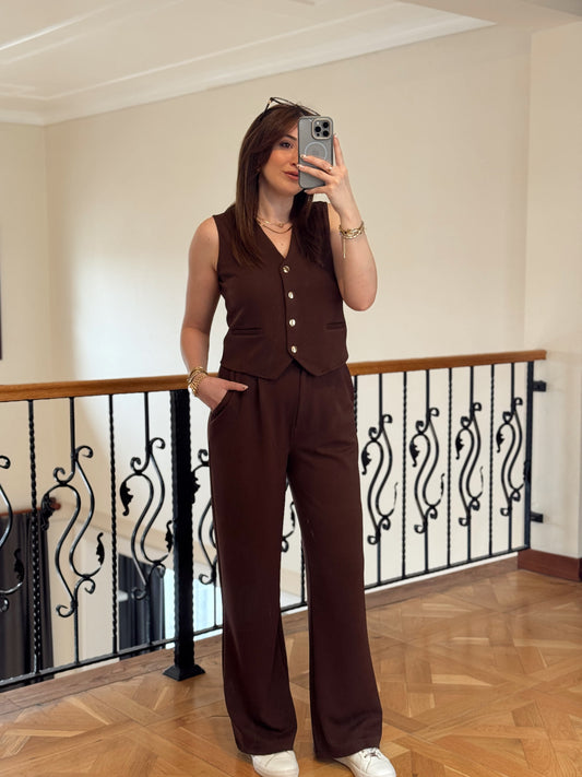 Venedik Takım-KAHVERENGİ