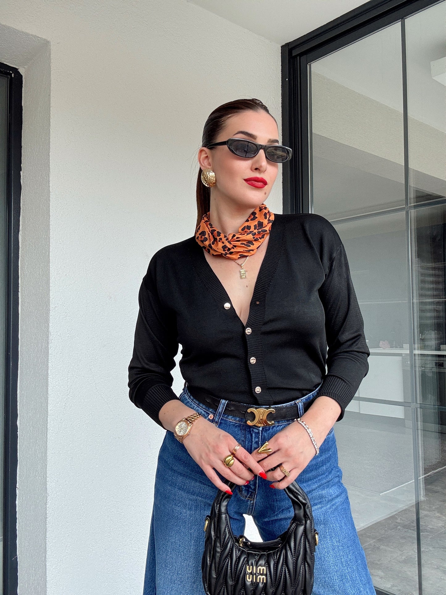 Premium Basic Hırka Siyah