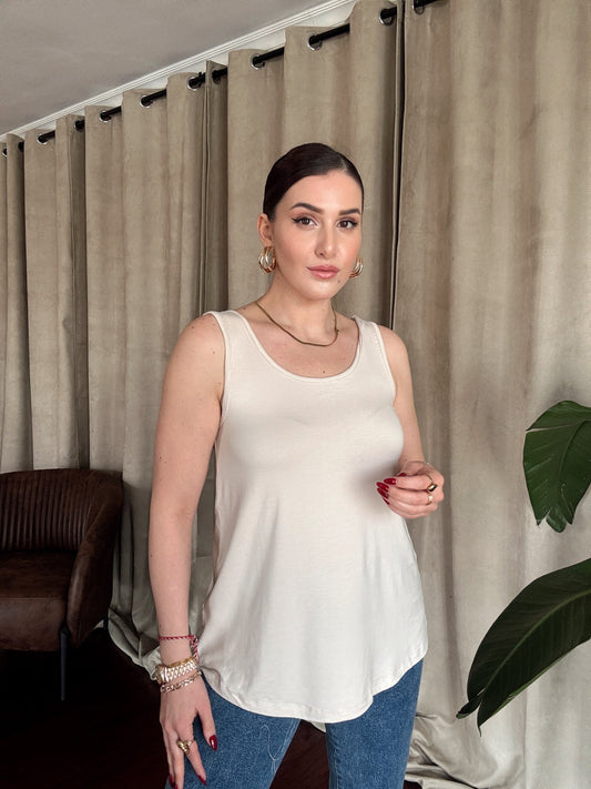 OYSH geniş yaka basic atlet TAŞ