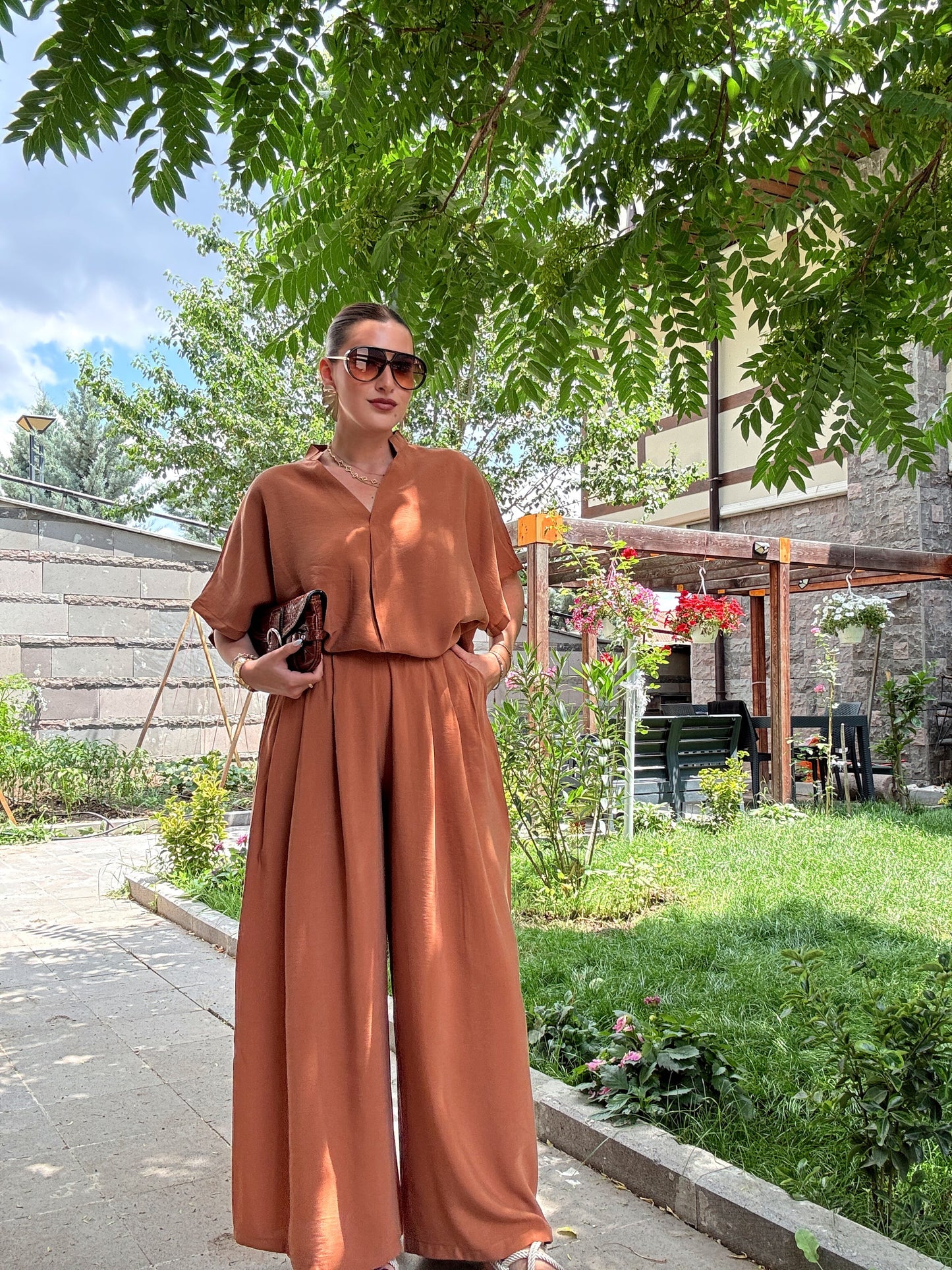 Oversize tensel ikili takım TABA