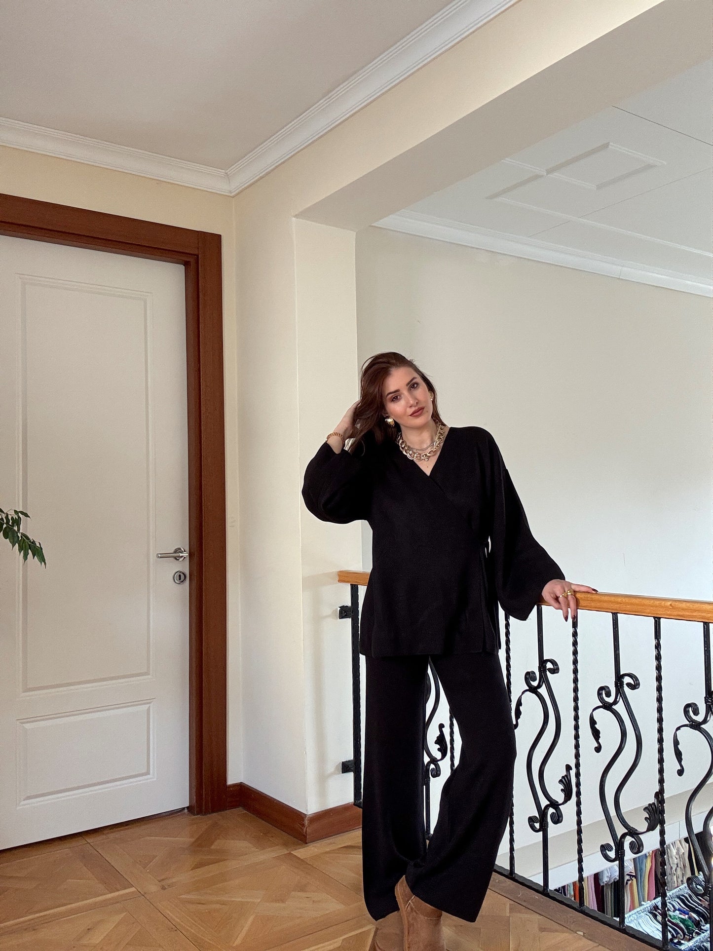 Loren bağlamalı ikili takım-SİYAH