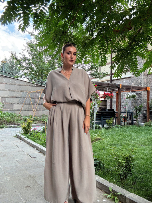 Oversize tensel ikili takım VİZON