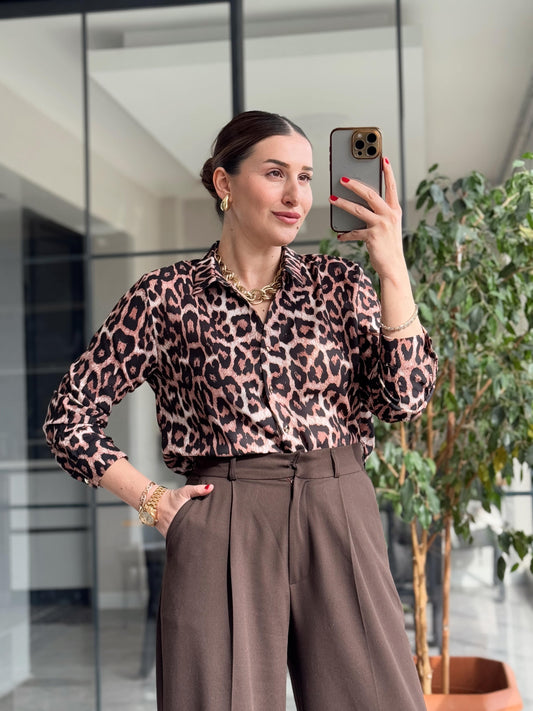 Liza Leopar Gömlek - LEOPAR