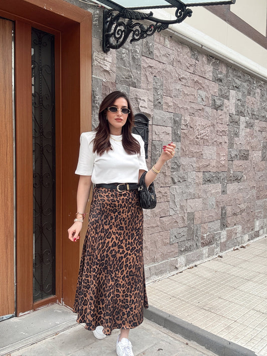 Leopar Saten Etek Leopar