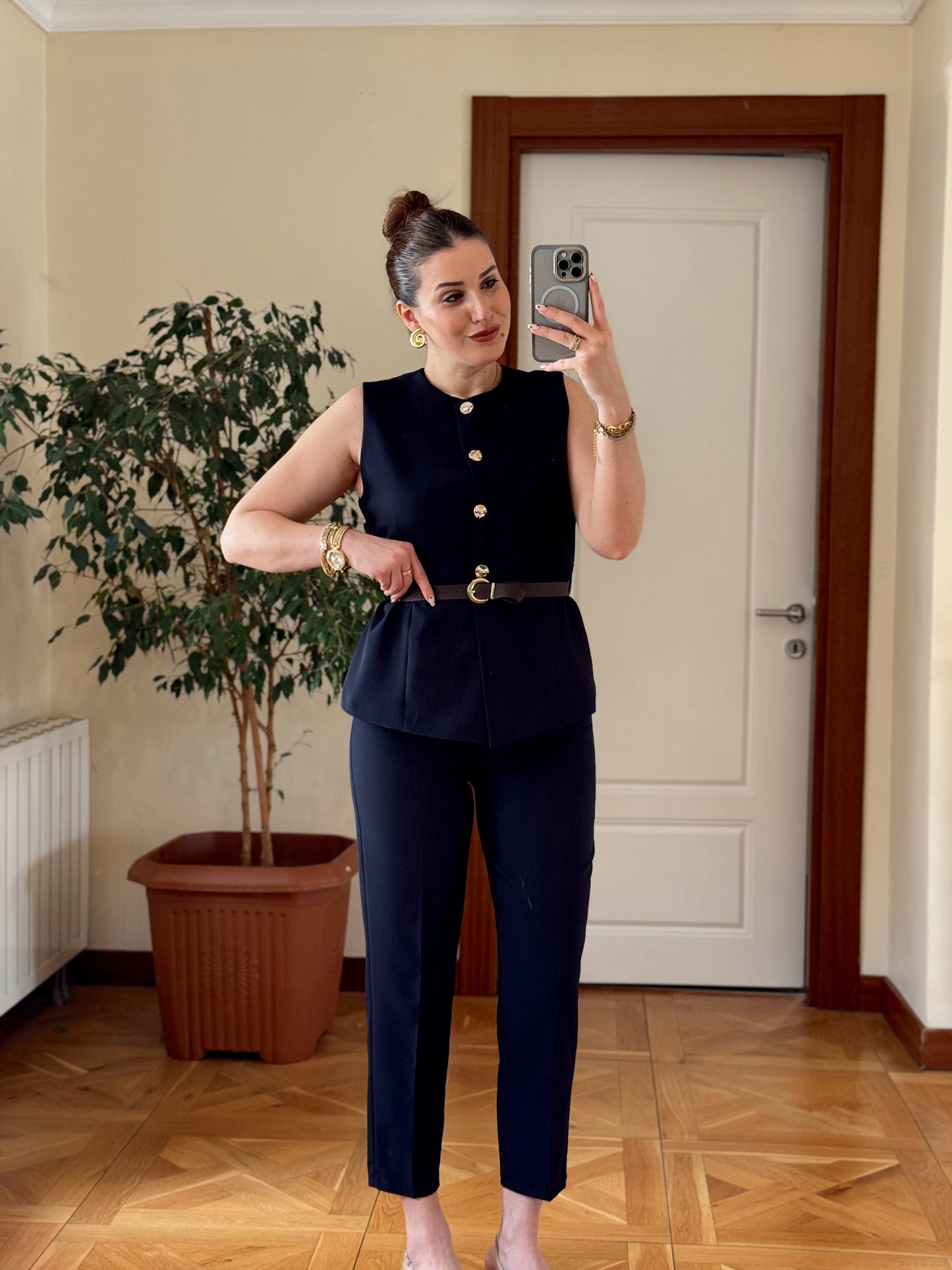 STELLA Pantolon-LACİVERT