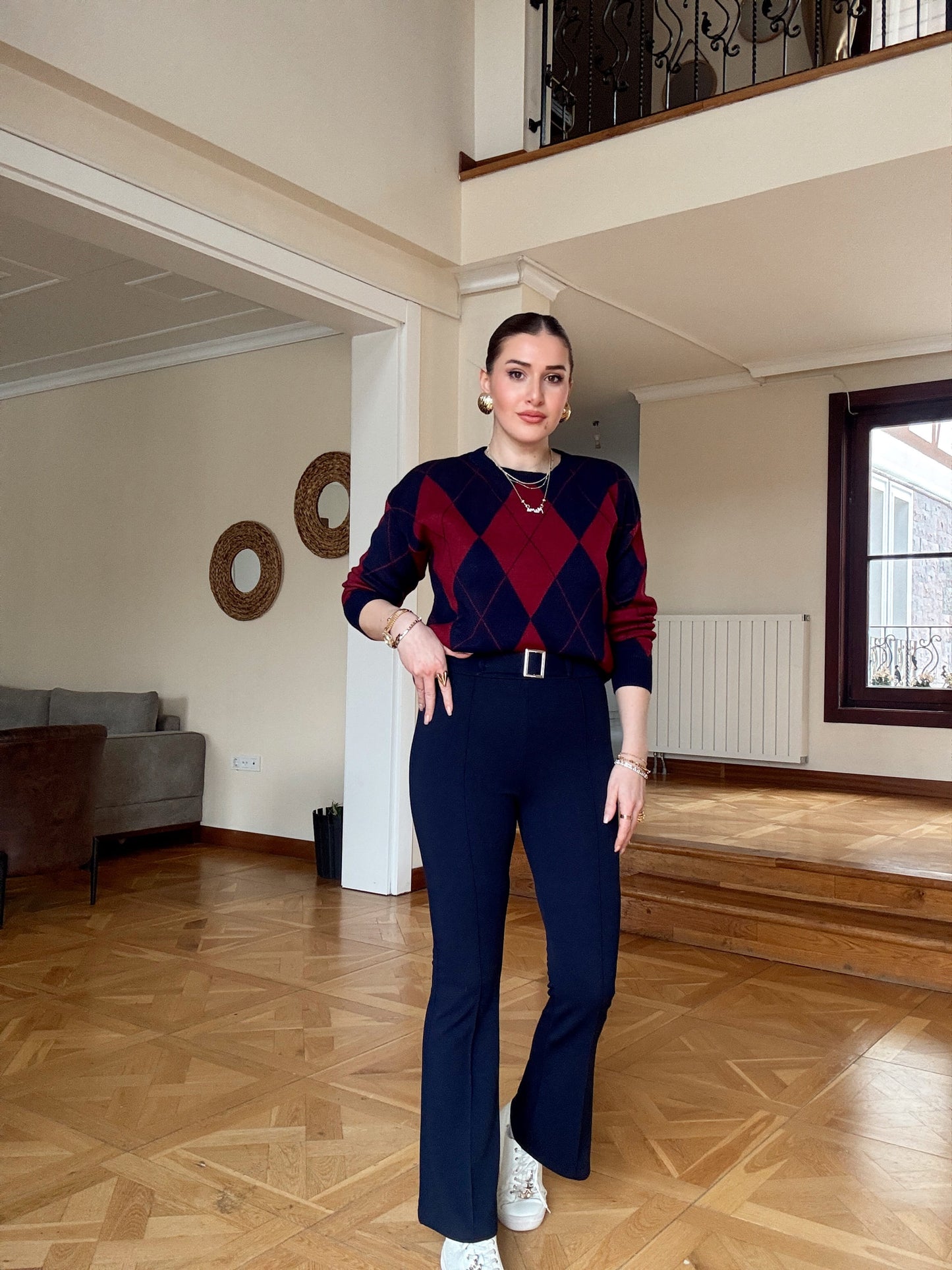 Tokalı Vedenik pantolon Lacivert