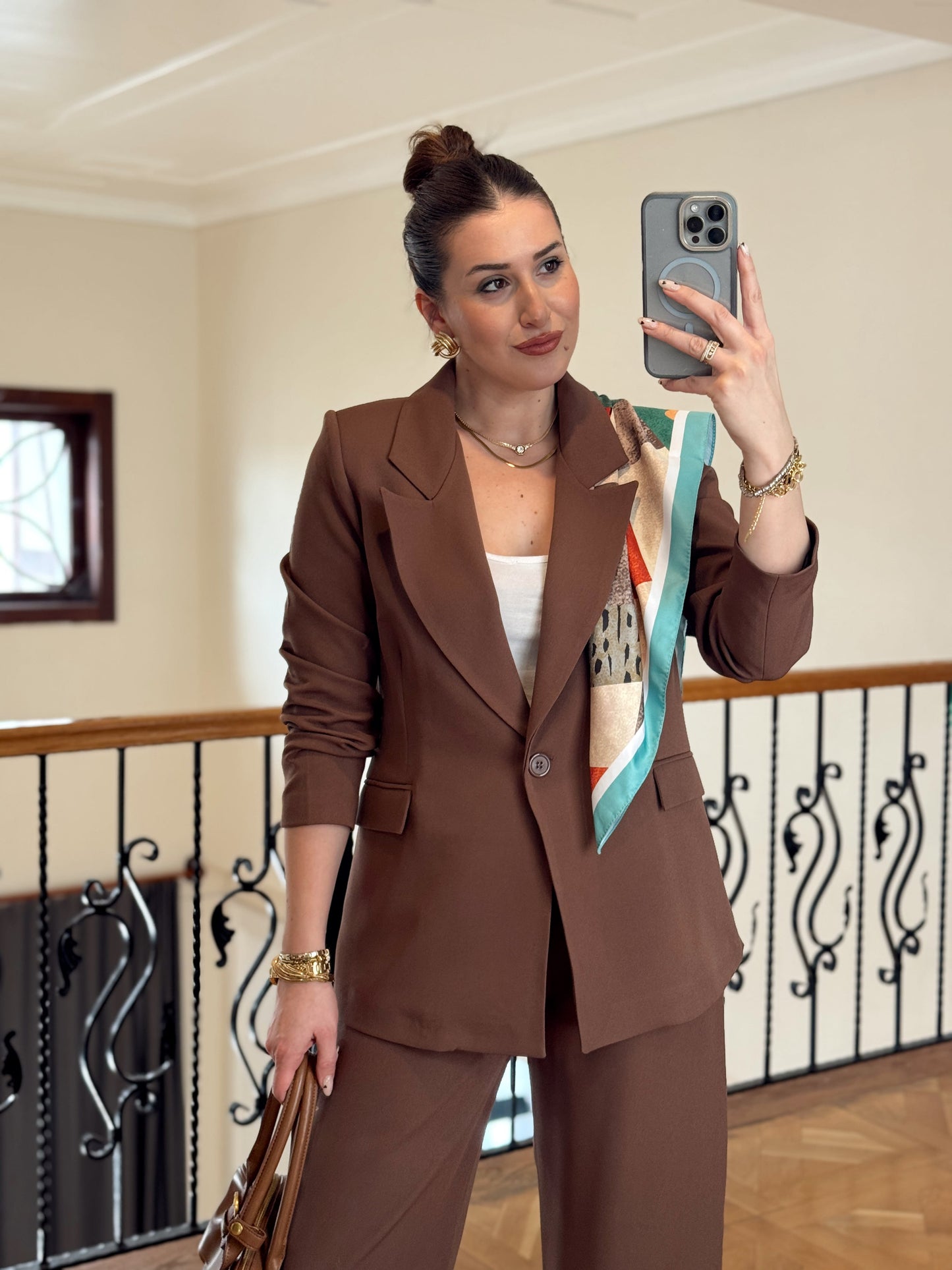 Georgia Takım-KAHVERENGİ