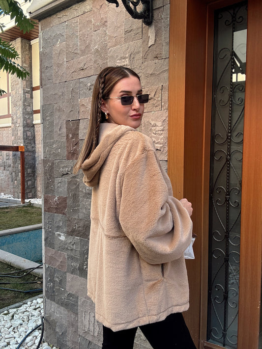 Ms. M Model Salaş Sweatshirt - Cappuccino