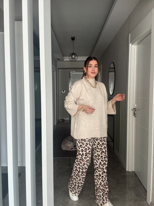 Oversize Basic Kazak LATTE
