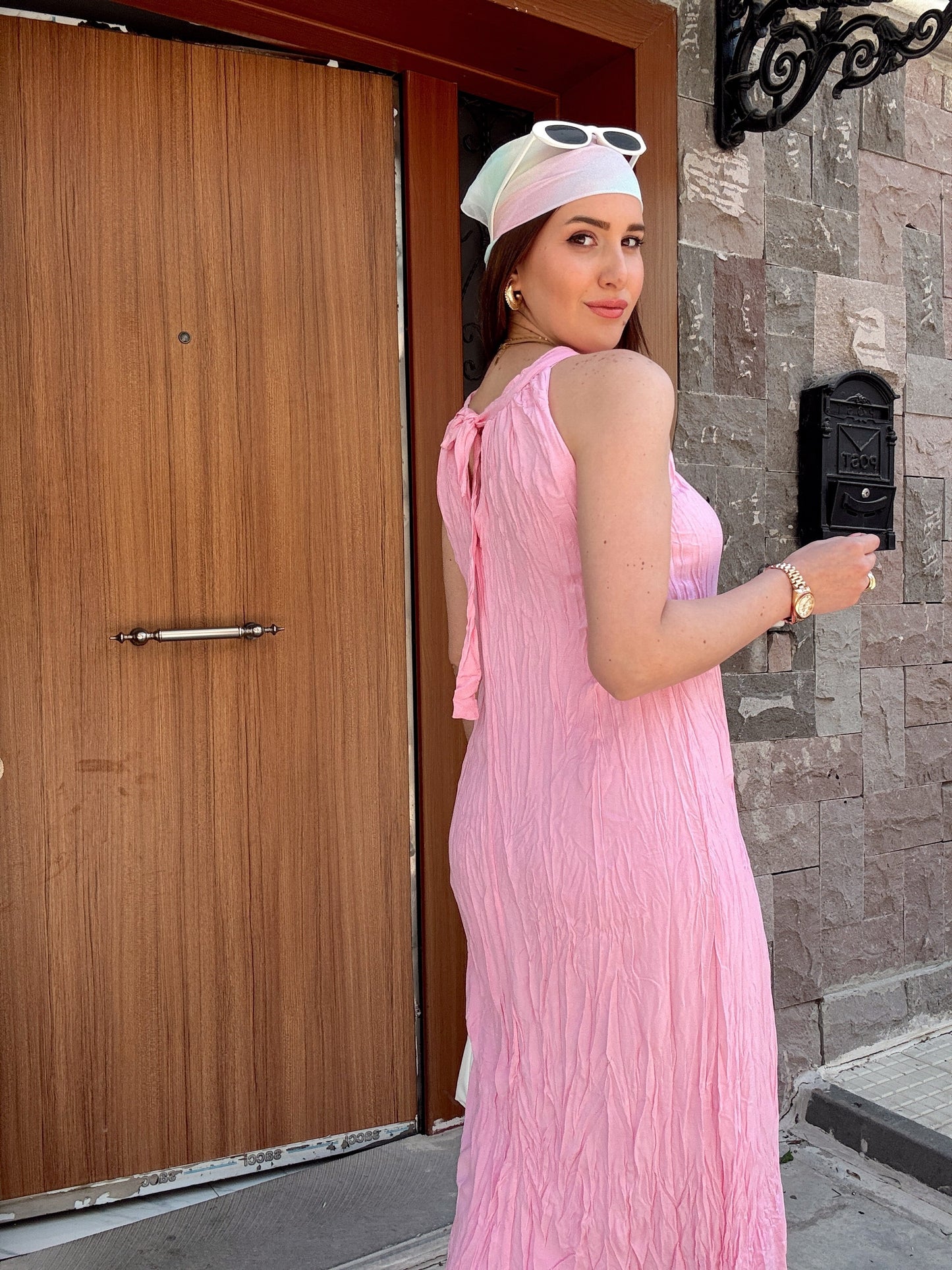 KrinKıl Elbise Pembe