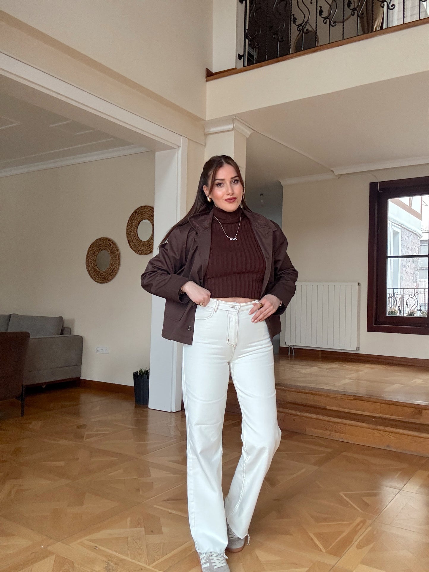 Tiftik Gabardin Pantolon Bej