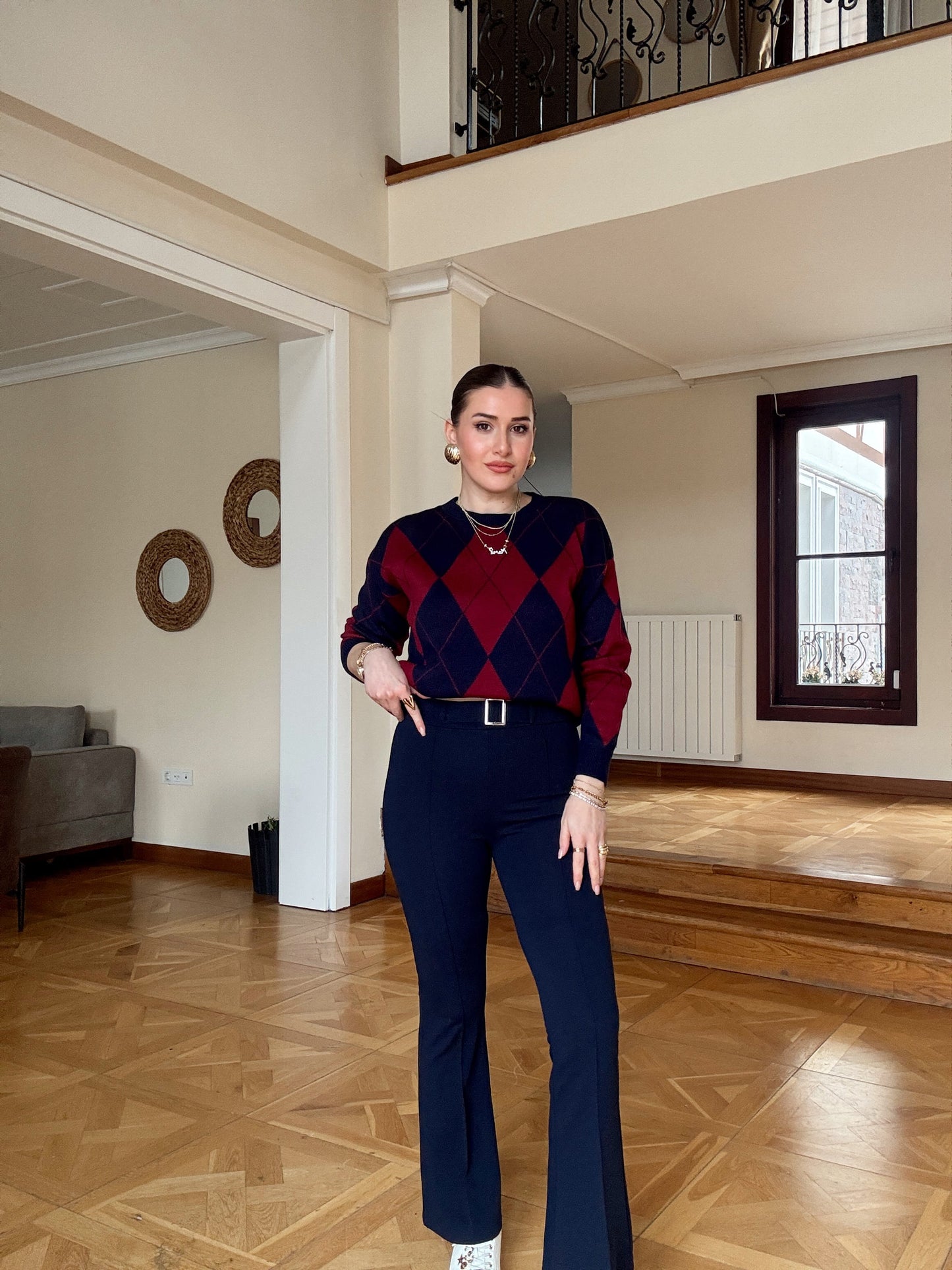 Tokalı Vedenik pantolon Lacivert