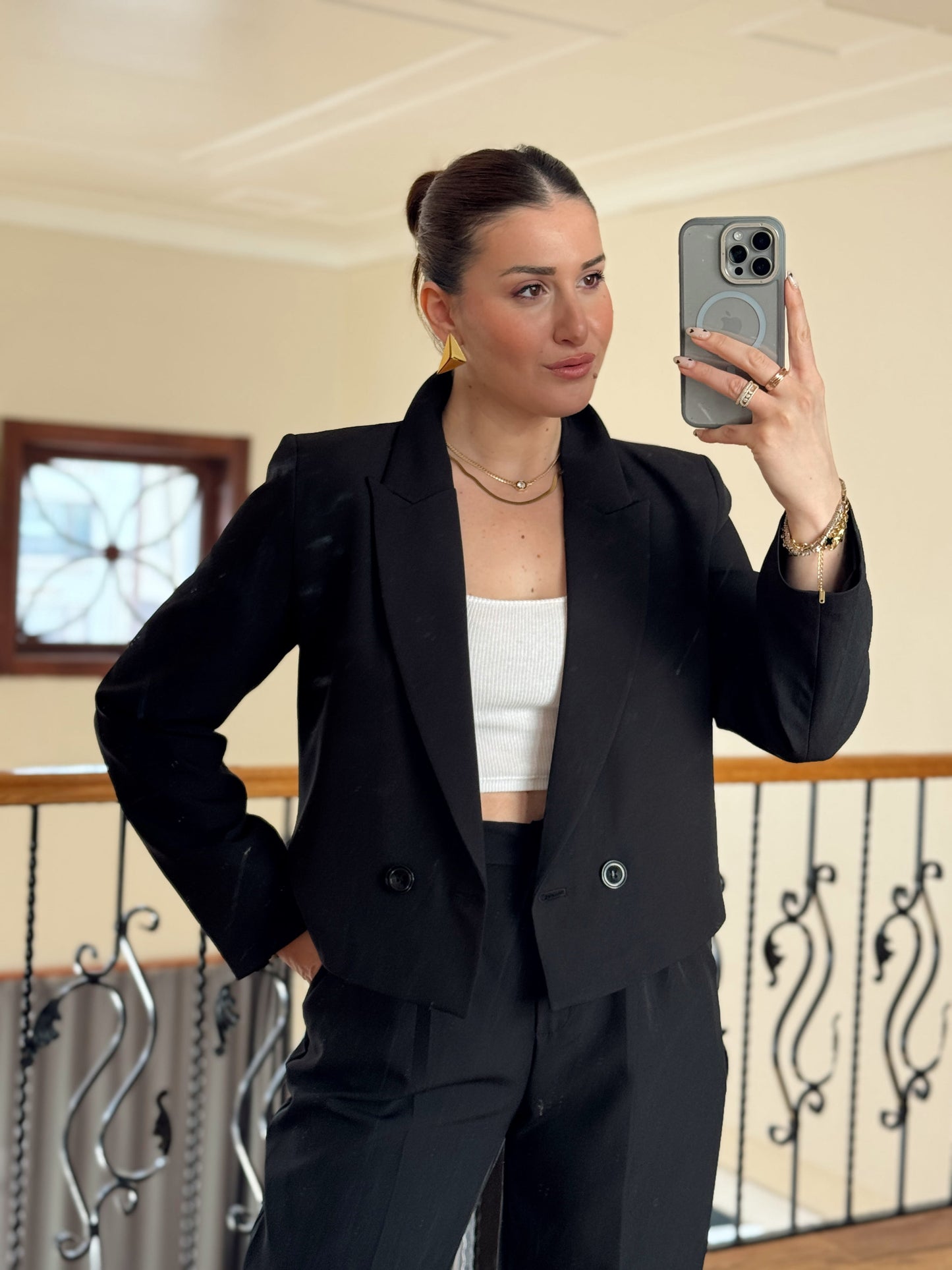 Linda Premium Ceket-SİYAH