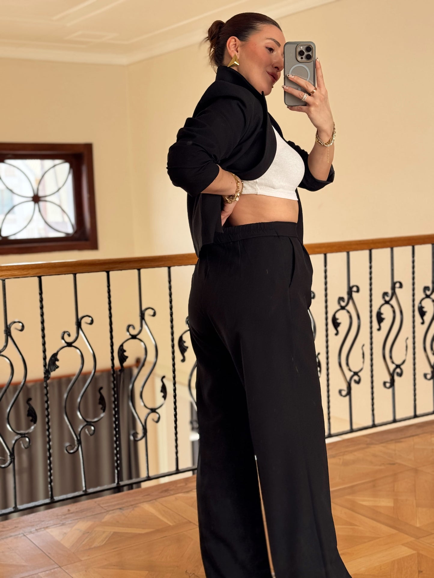 Linda Premium Pantolon-SİYAH