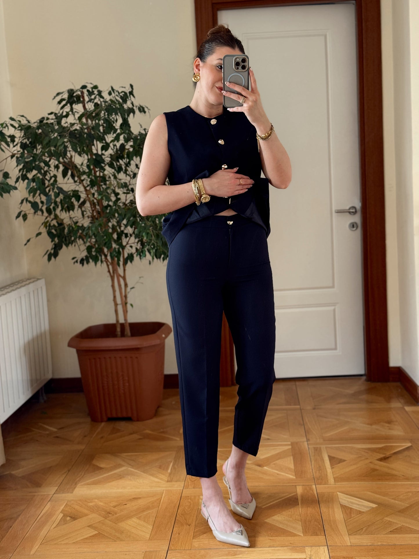 STELLA Pantolon-LACİVERT