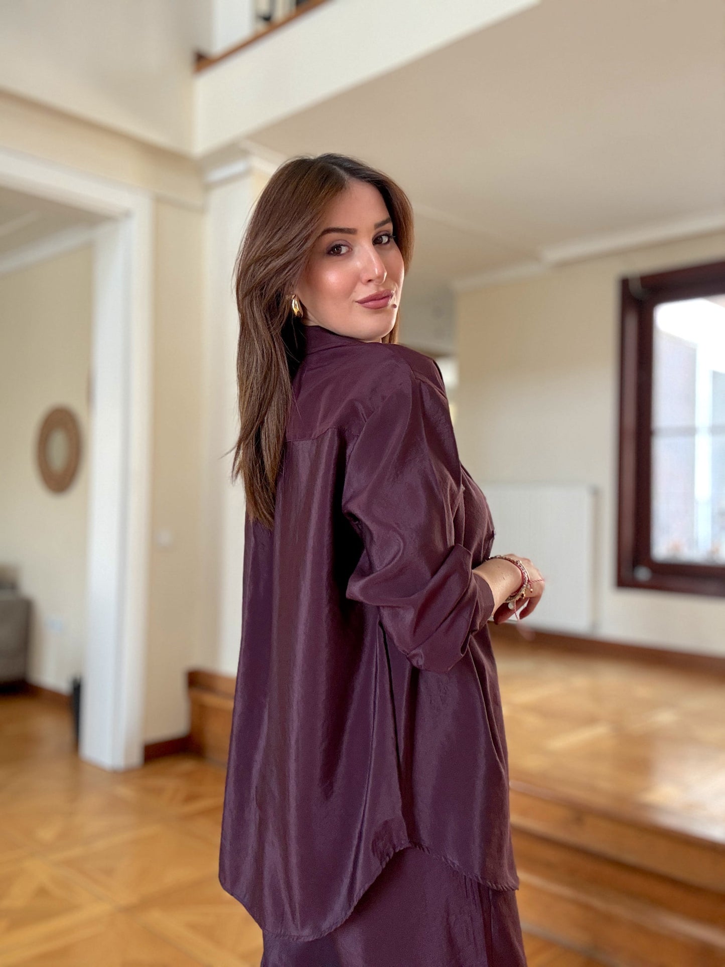 Parlak ikili takım Mürdüm