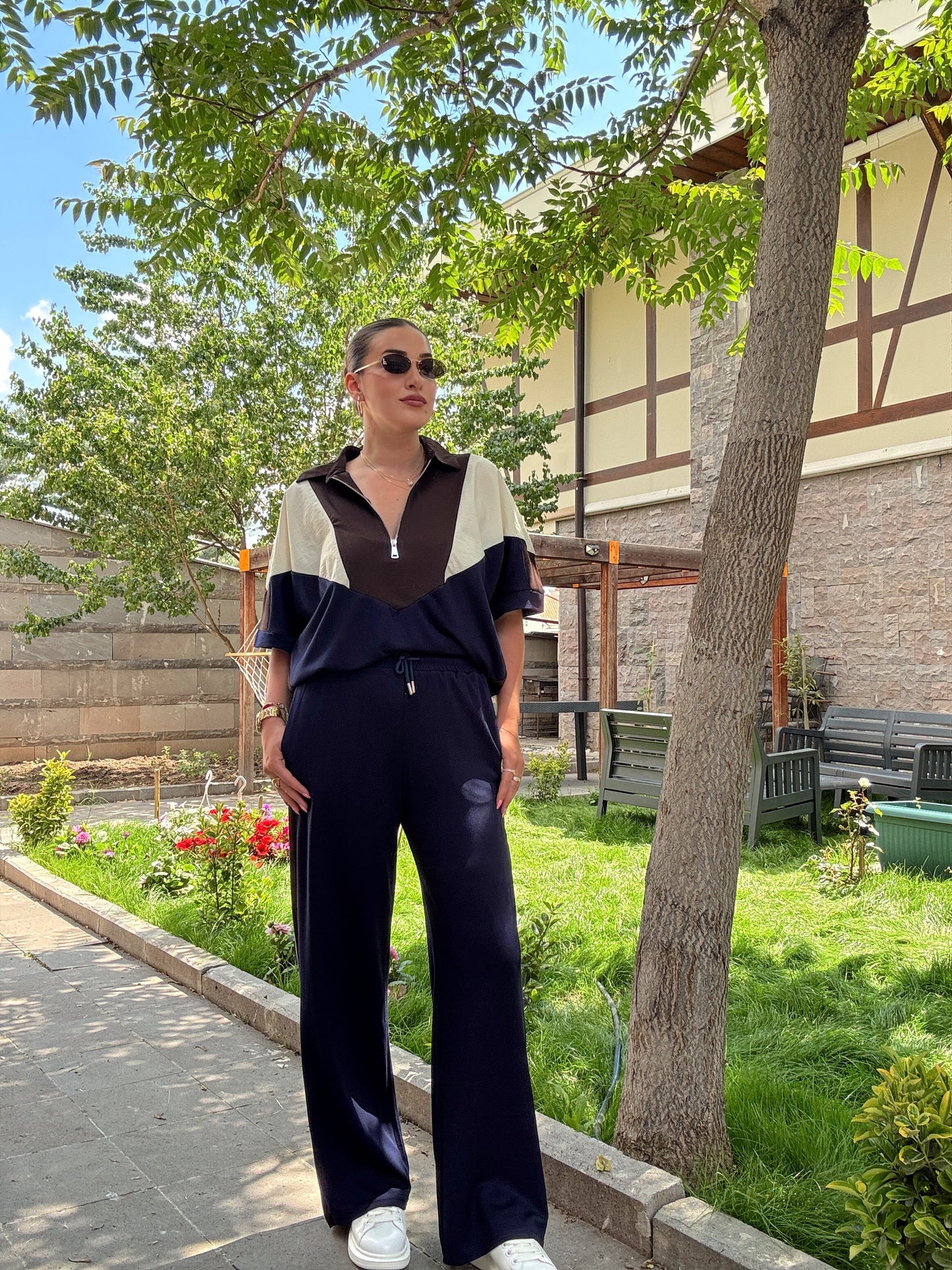 Twist parçalı Takım lacivert