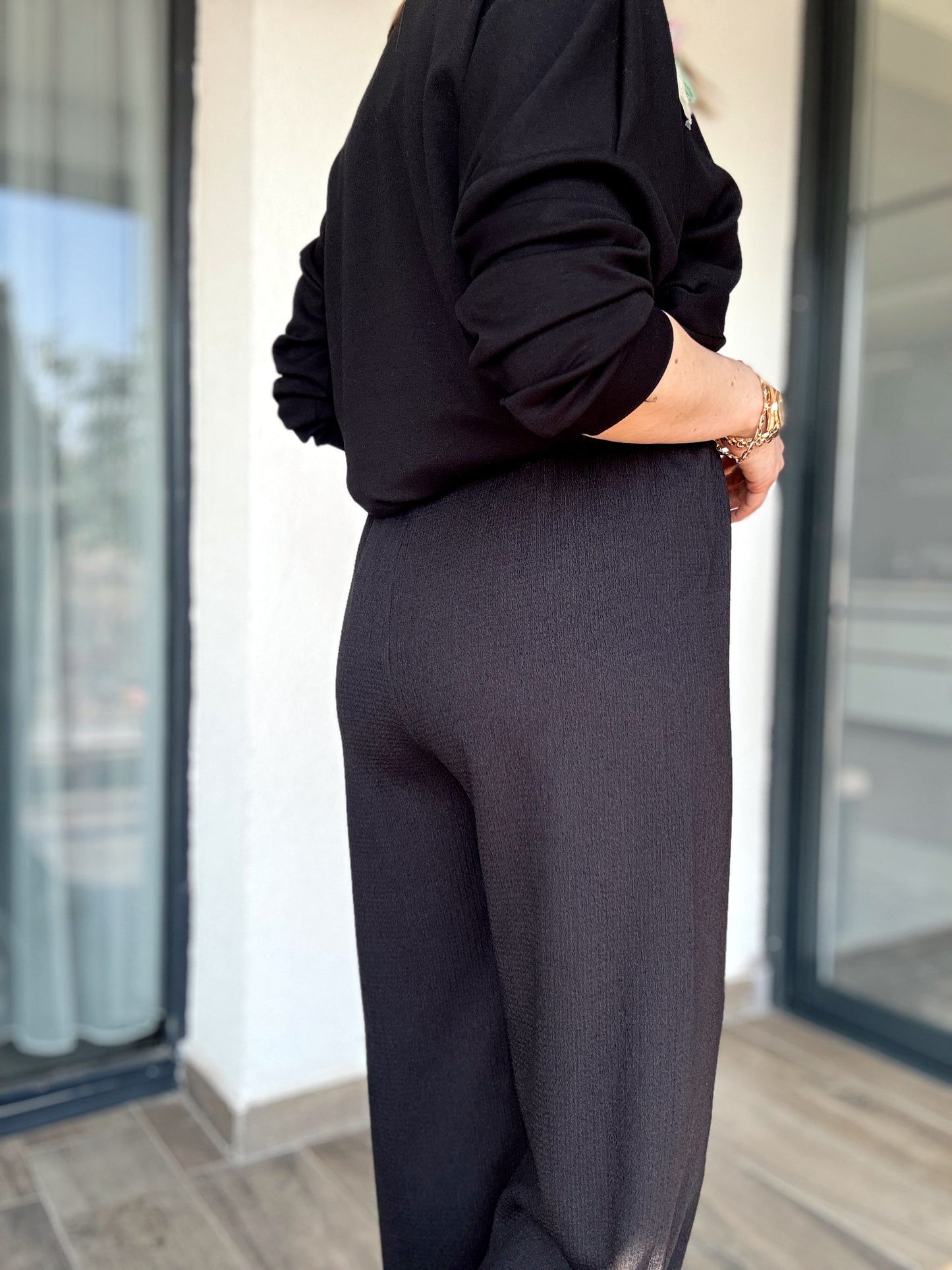 Bürümcük Pantolon - SİYAH