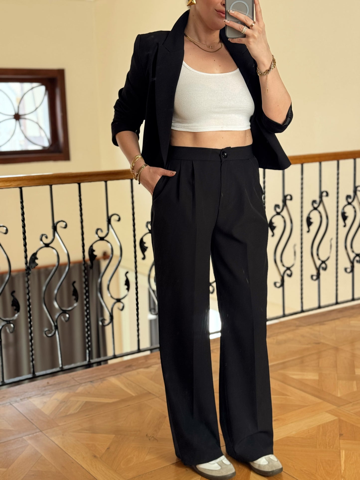Linda Premium Pantolon-SİYAH
