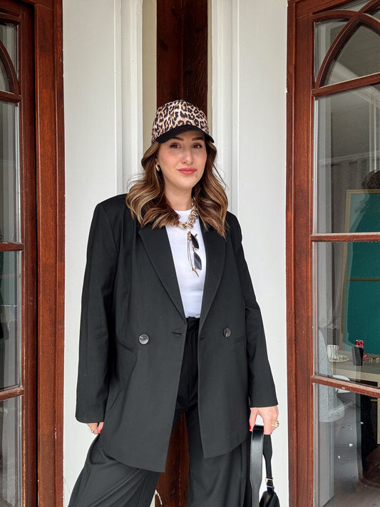 Astarlı Salaş Ceket - SİYAH