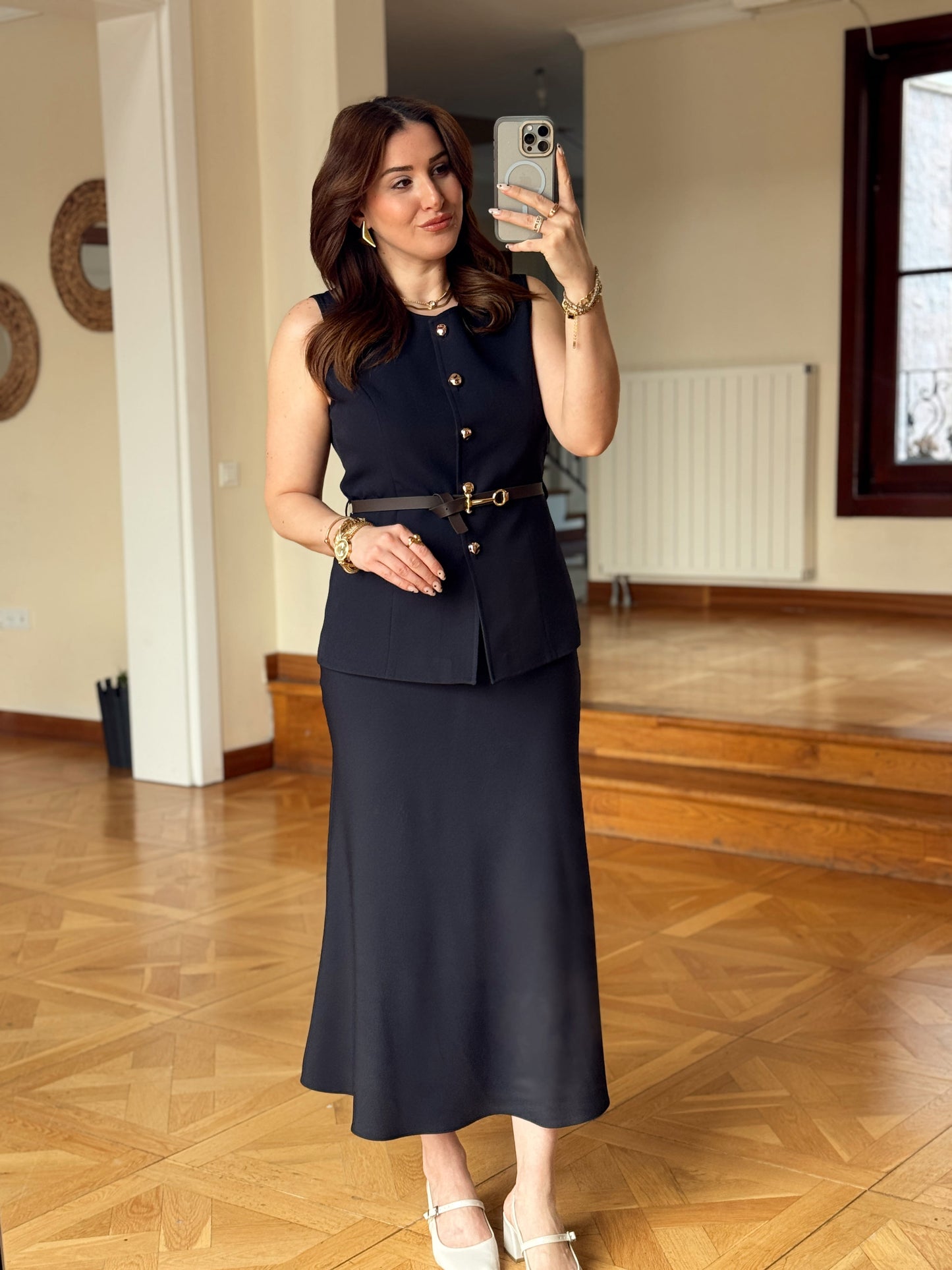 TORİNO Etek-LACİVERT